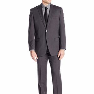 Calvin Klein Slim Fit 100% Wool 2 Piece Suit